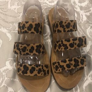 Leopard print Soda Sandals
